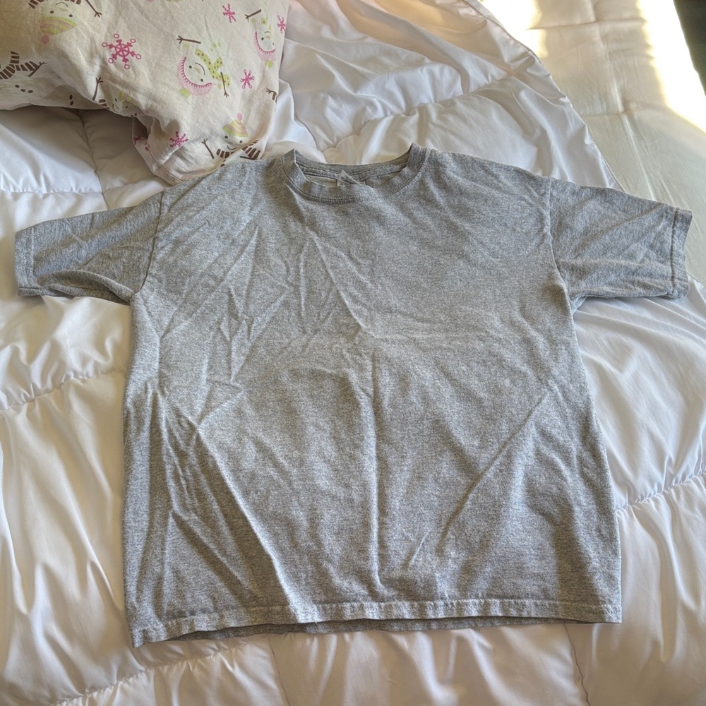 Gildan Classic Gray Kids Tee shirt short sleeve